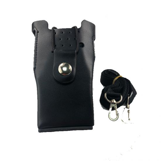 Capa protetora de couro bolsa de ombro rígido coldre para kenwood tk-3207 tk-2207 tk-3307 rádio em dois sentidos