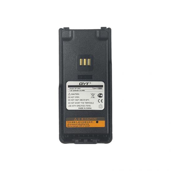 Bateria recarregável de íon de lítio tipo C BP2403 para walkie-talkie Hytera HP780