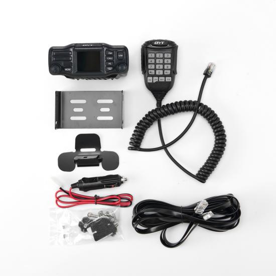 Rádio móvel de banda dupla QYT KT-M600 com tela colorida