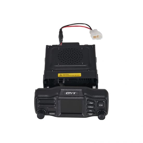 Rádio móvel de banda dupla QYT KT-M600 com tela colorida