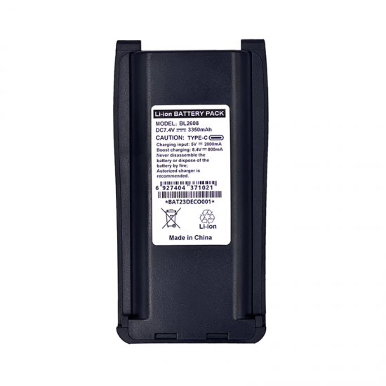 bateria de walkie talkie BL2608