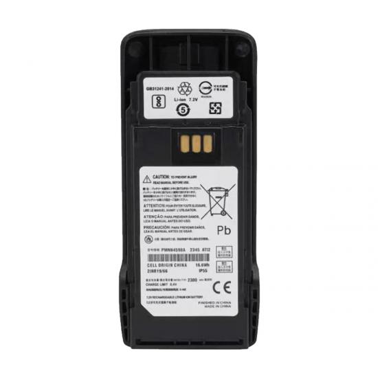 Bateria de íons de lítio e NI-MH multiespecificação PMNN4598A com opção TIPO-C para rádio bidirecional R2 / IP55