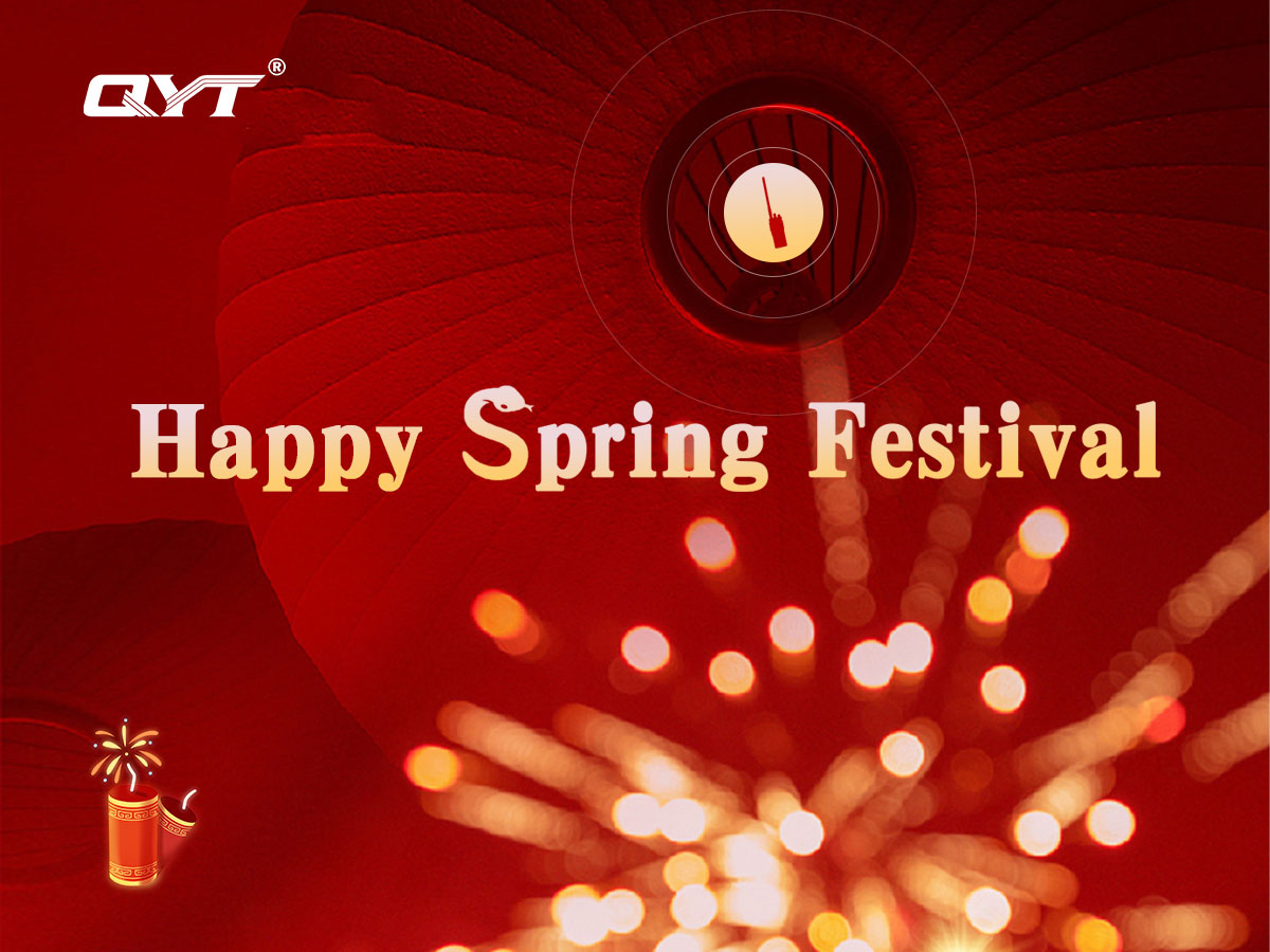 QYT Electronics deseja a todos um alegre festival de primavera - comemore com QYT Walkie Talkies confiável