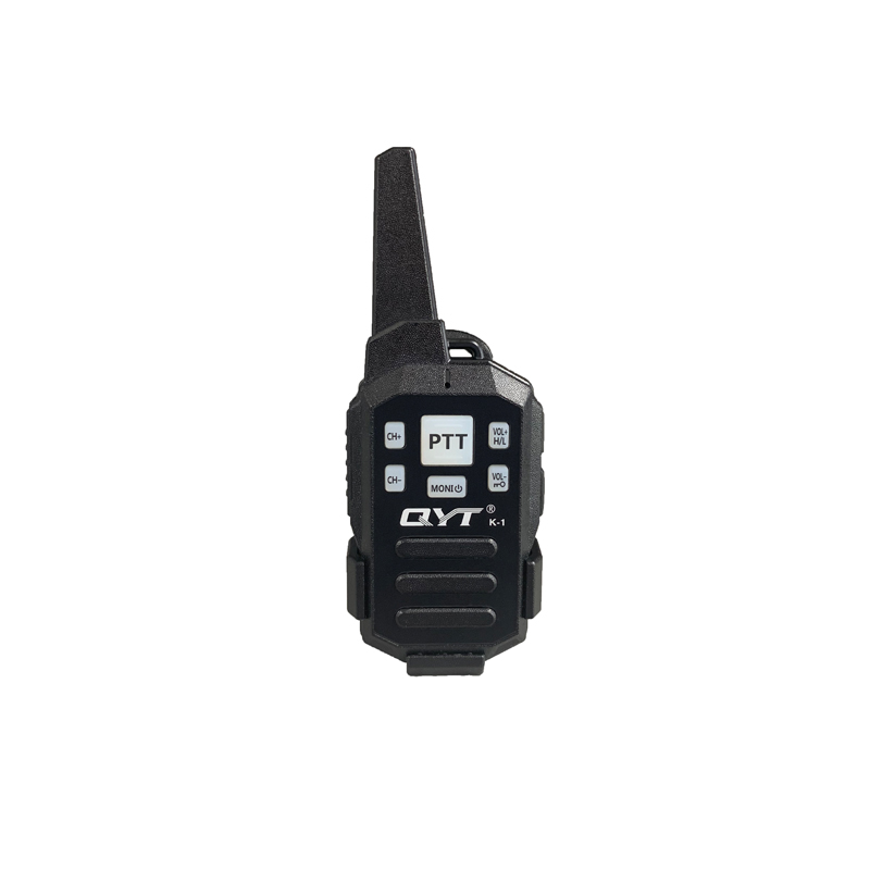 QYT mini walkie talkie à prova d'água de banda única K1